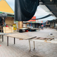 Empty shops and stalls in Johannesburg
